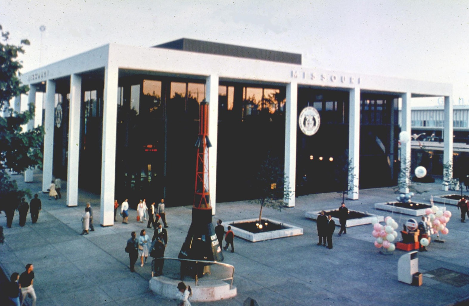 Missouri Pavilion with Mercury Capsule